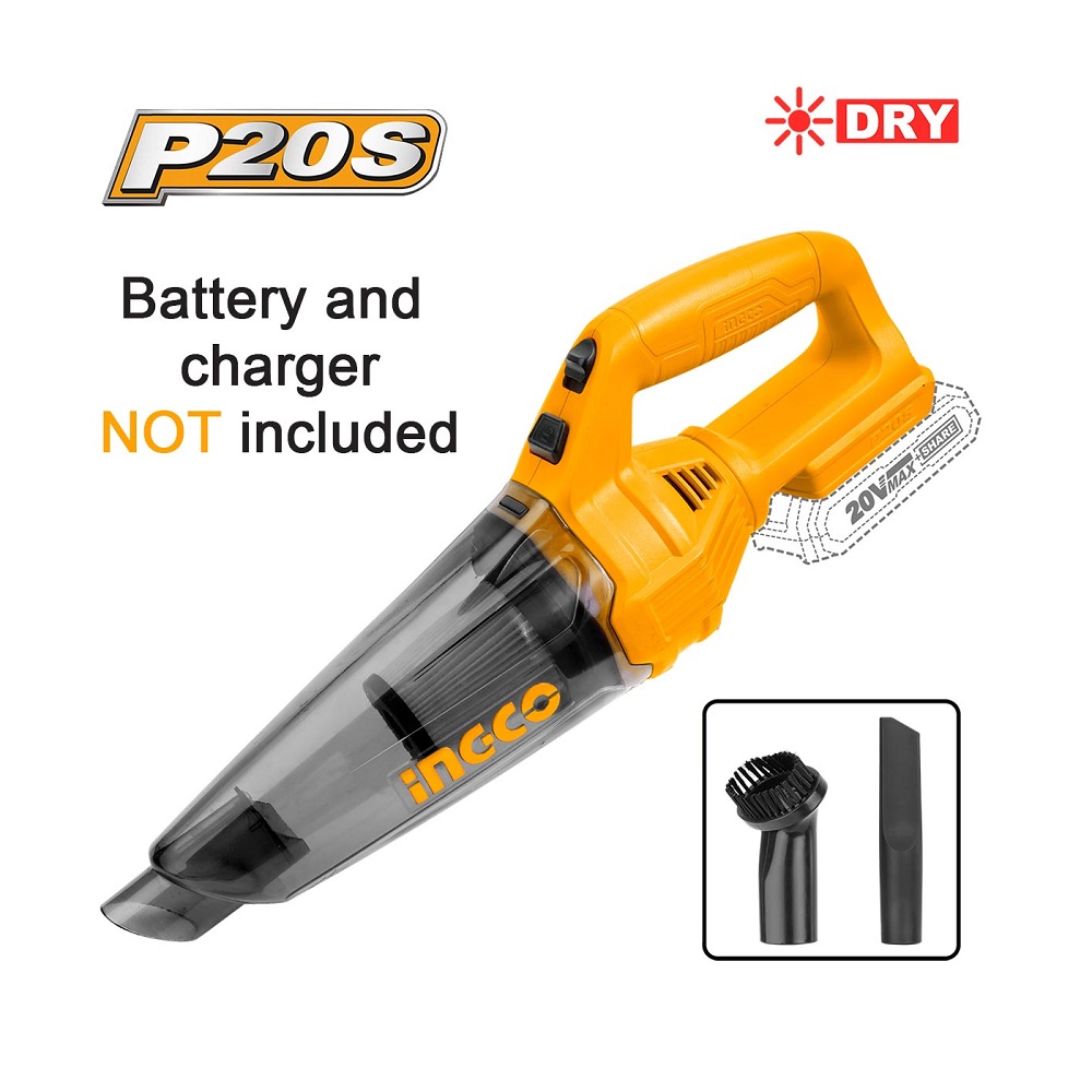 Akumulatorski ručni usisivač INGCO CVLI201261 Solo Super