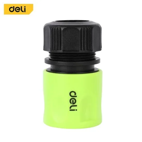 Hose connector 1/2" with water stop Green Line Deli EDL8793 – Hose and watering equipment