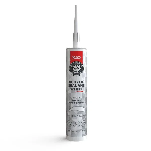 Acrylic sealant 280 ml white Beorol – Silicone sealant