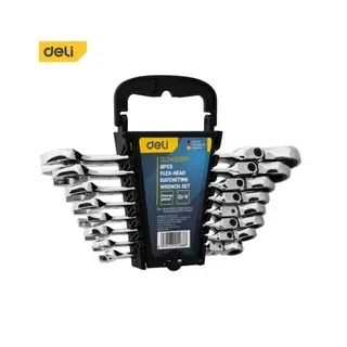Set ključeva sa fleksibilnom račnom 8–19 mm, 8 kom Deli EDL140208T