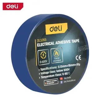 PVC izolir traka plava 18 mm × 10 m Deli EDL5265