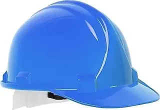 Adjustable safety helmet, blue