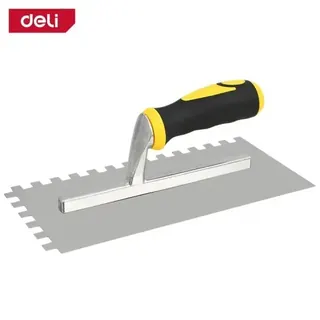 Inox nazubljena gleterica 10×10, 280×130 mm Deli EDL509321