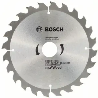 List za kružnu testeru ECO for Wood 190×30 mm, 24 zuba Bosch