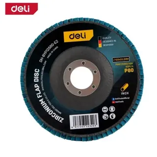 Lamelarni brusni disk za inox i metal 125 mm G80 Deli EDH-BYP12580-E2