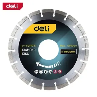 Dijamantska segmentna rezna ploča 110 mm Deli EDH-SQP110-E1