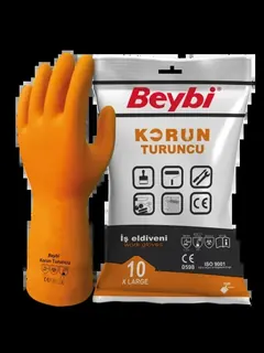 Uzun betoncu eldiveni, turuncu